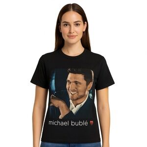 Michael Buble 2019 Love Album Black Concert Shirt